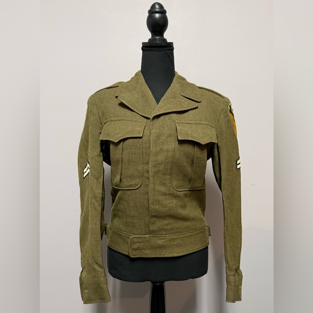 WWII Wool MILITARY Army IKE Jacket UNIFORM Field